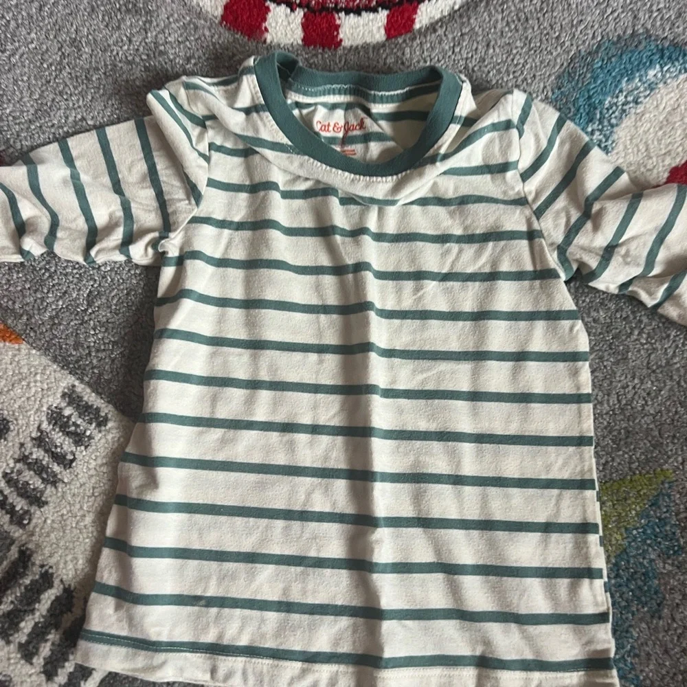 Cat & Jack Kids Striped and Colorblock Long Sleeve Tops Bundle 3T